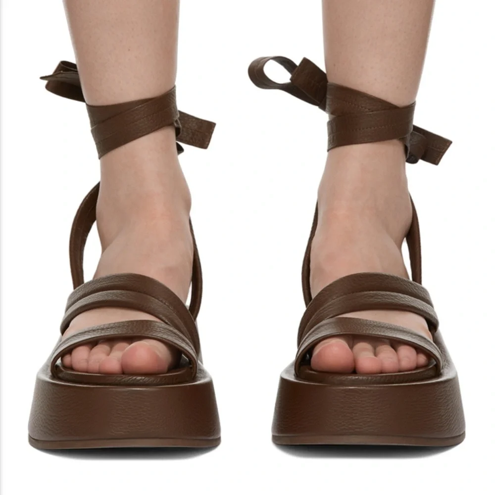 FINAL PRICE. BNIB Marsell Platform Tie Sandal